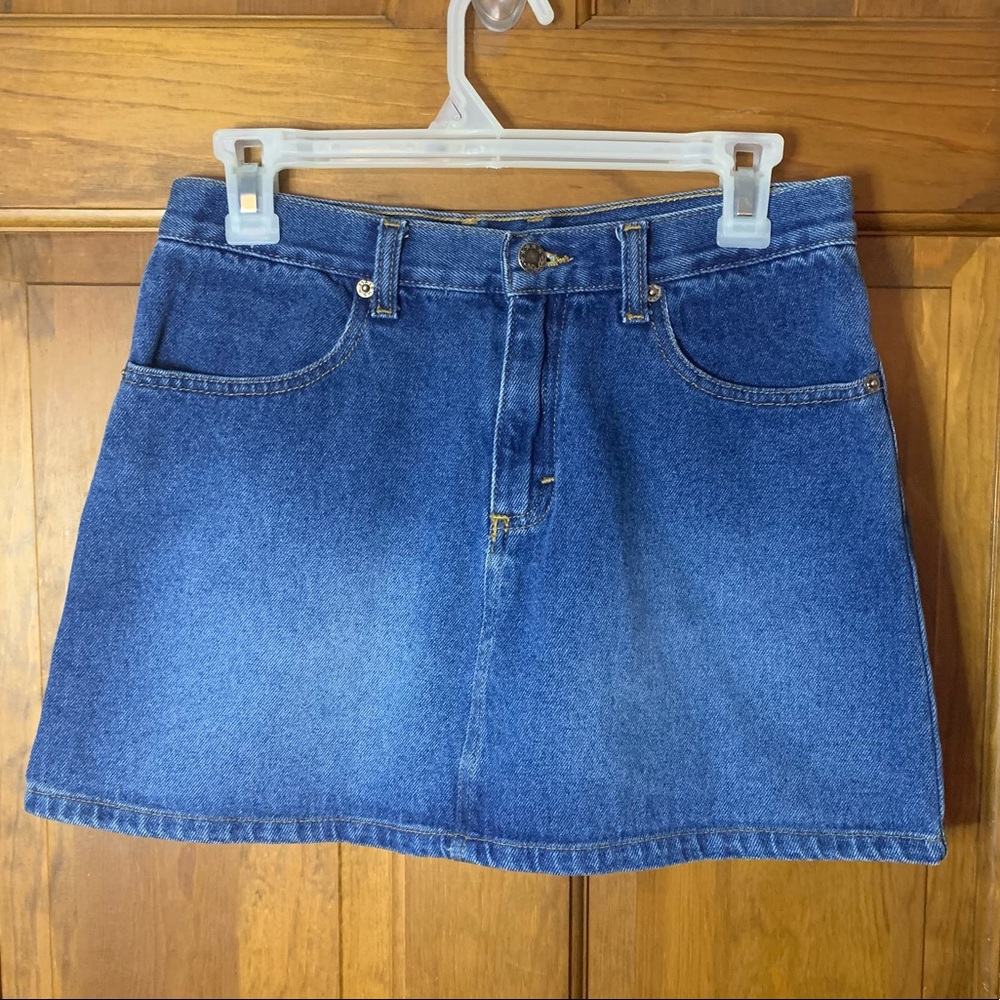 Vintage Asylum Classic Denim Mini Skirt